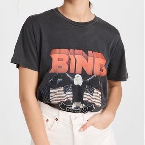 Anine Bing Vintage Bing Tee in Black size XS